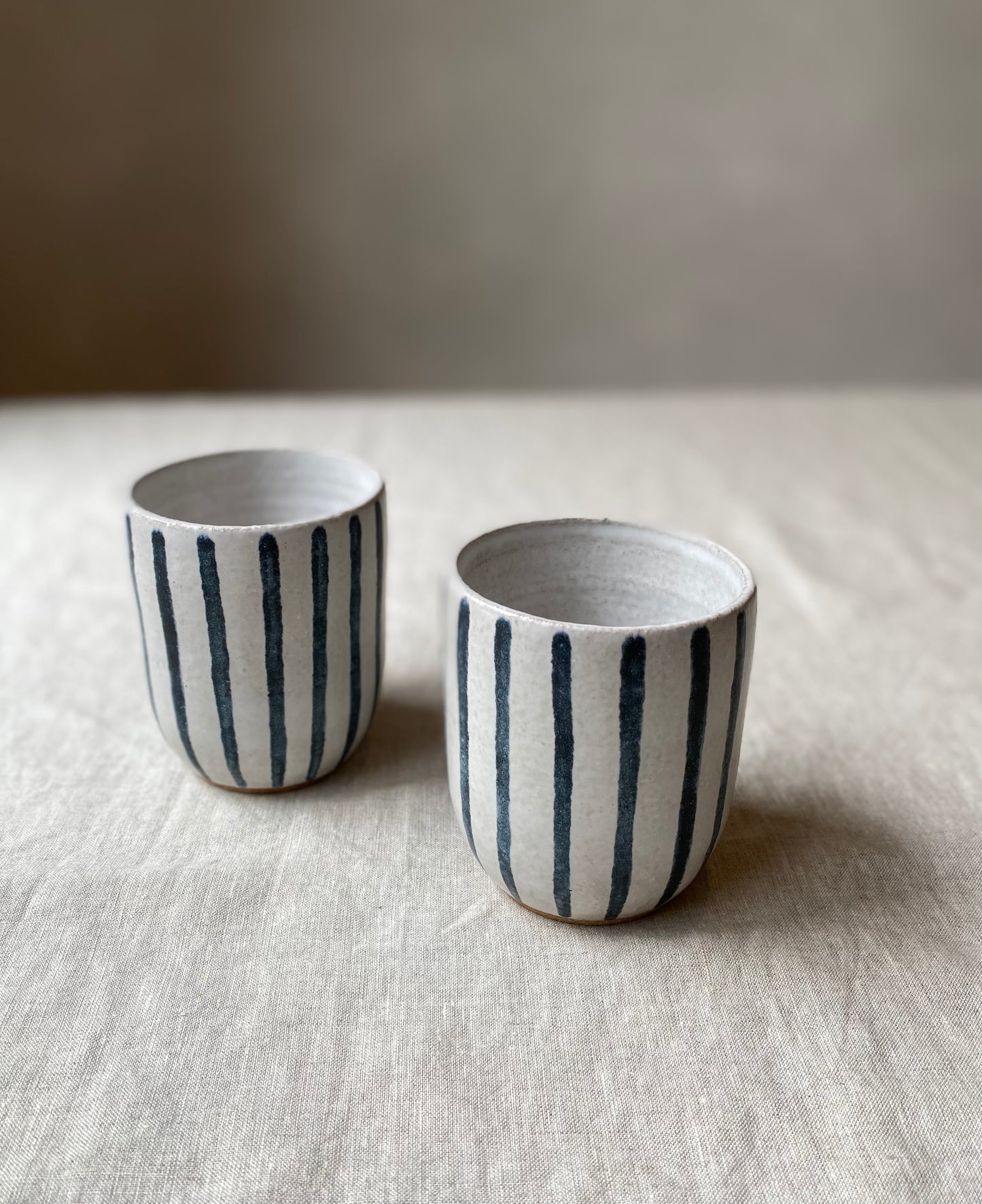 Stripe Cup | Black and White