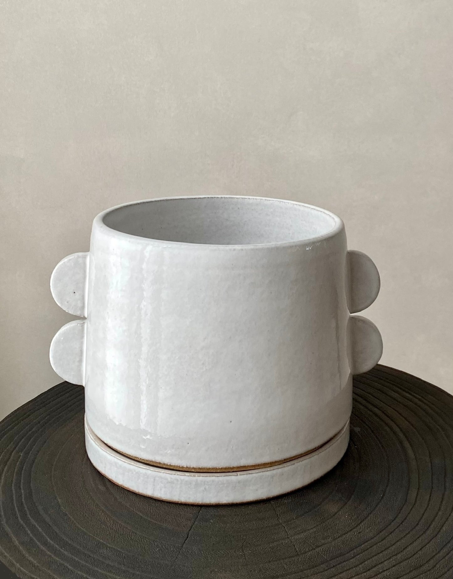 Tab planter | gloss white 1