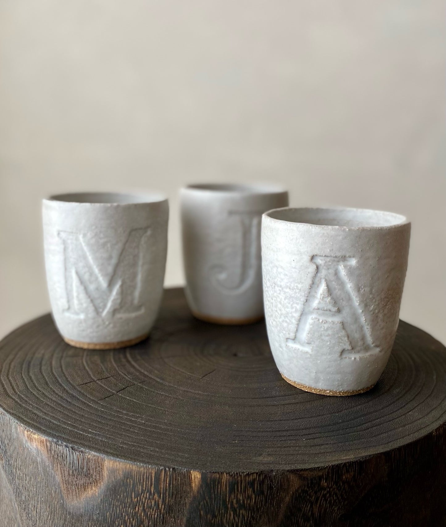 Monogram Cups