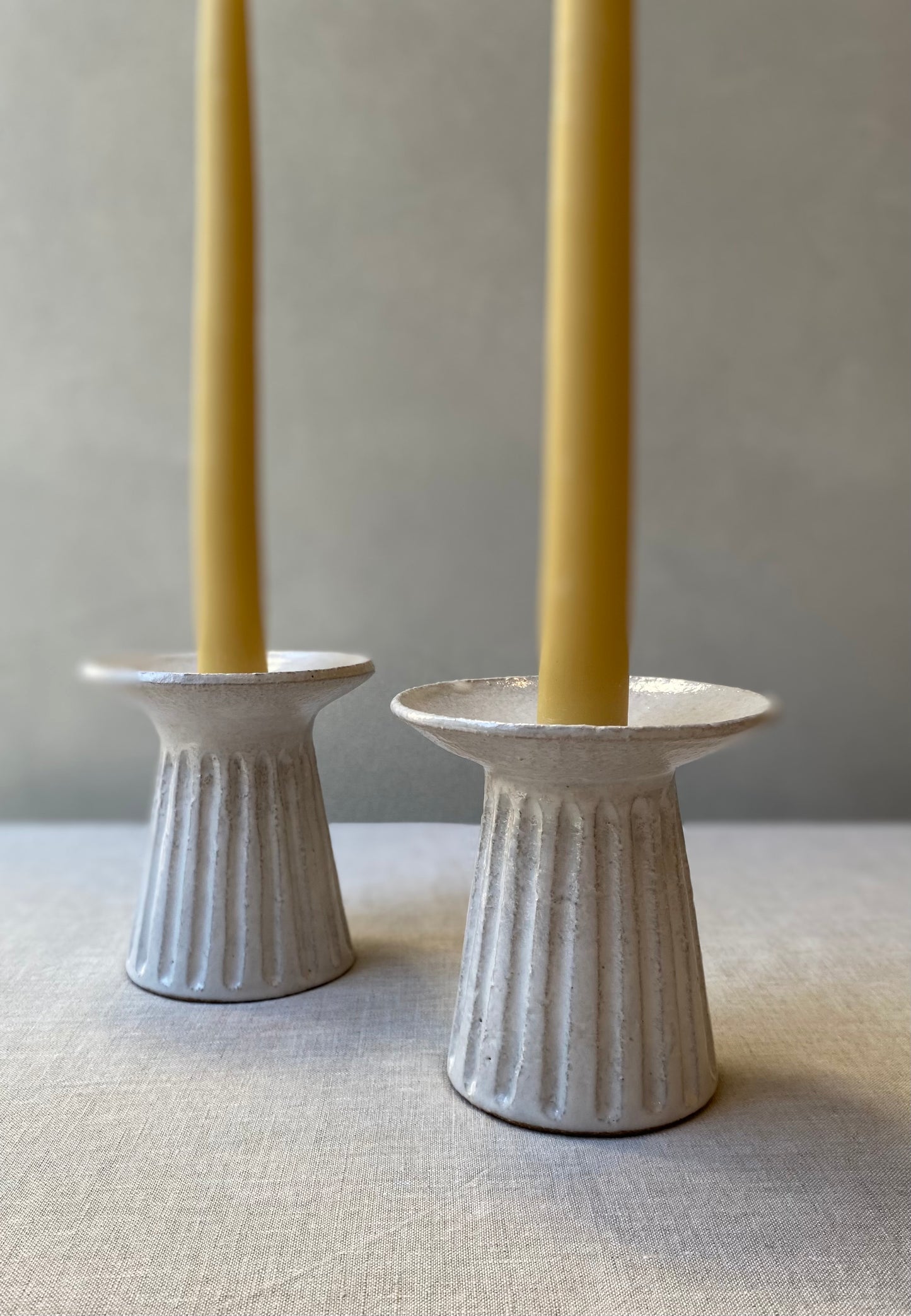 Fluted Candle Holders | 2