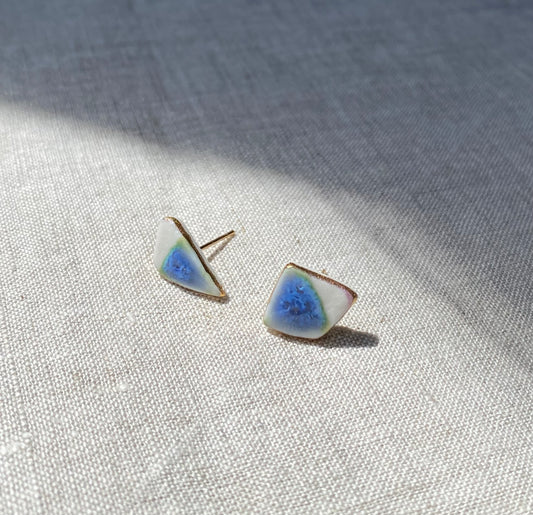 Fragment studs | blue and turquoise 1