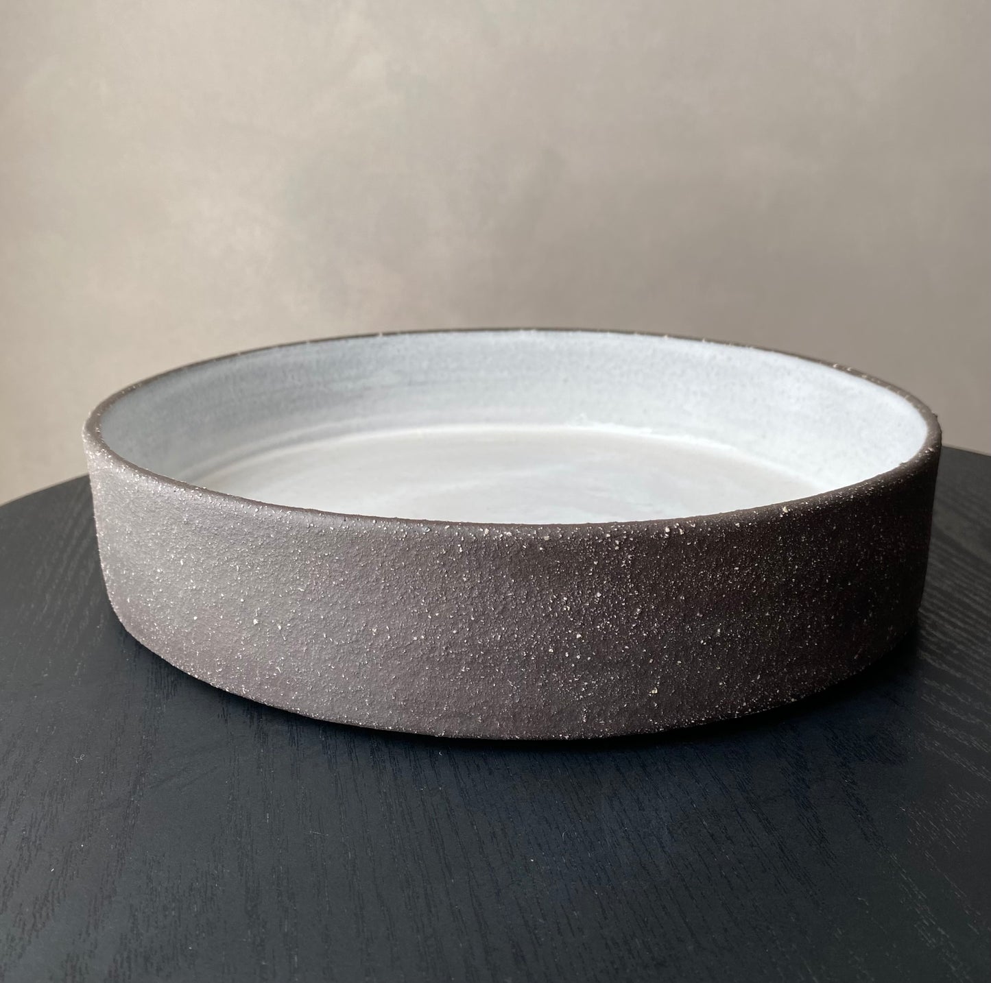 Black Textured Bowl