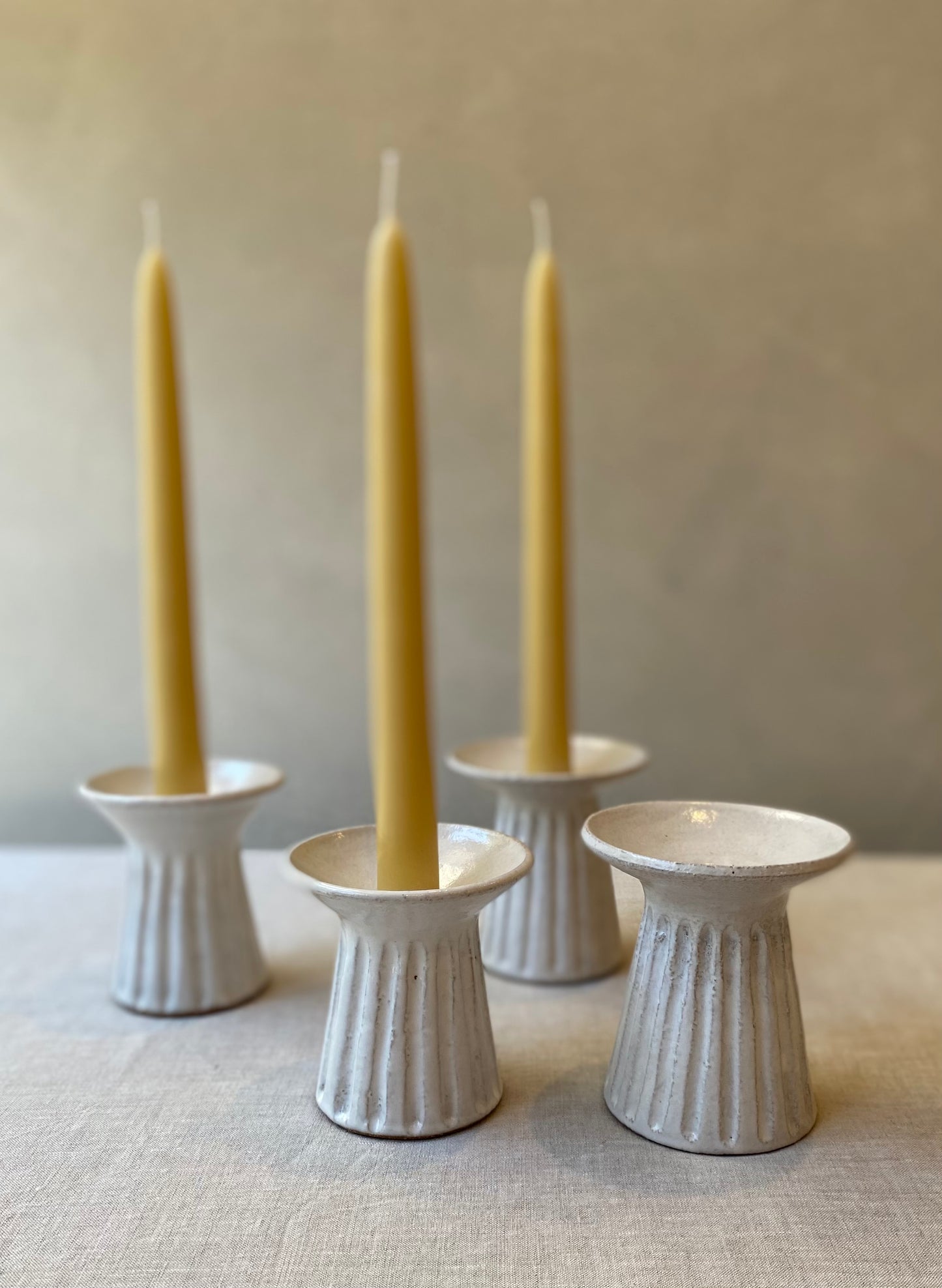 Fluted Candle Holders | 1