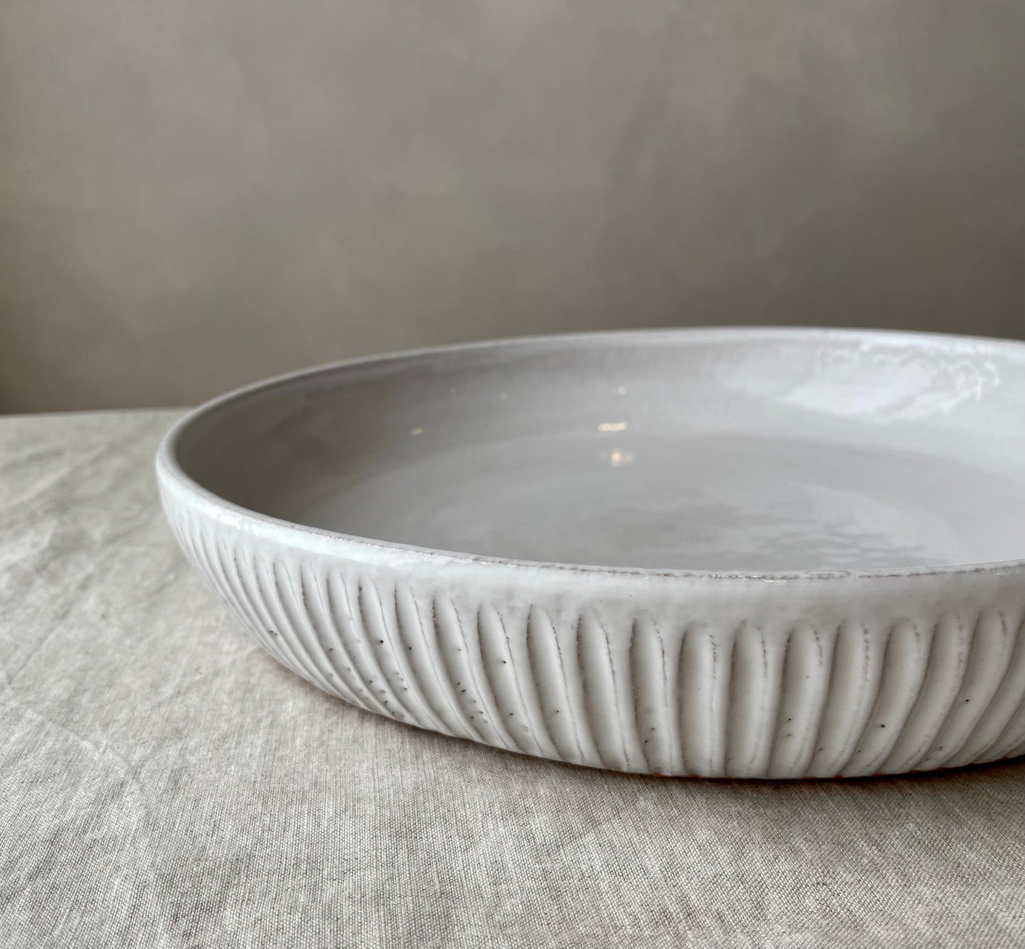 Fluted Serving Bowl