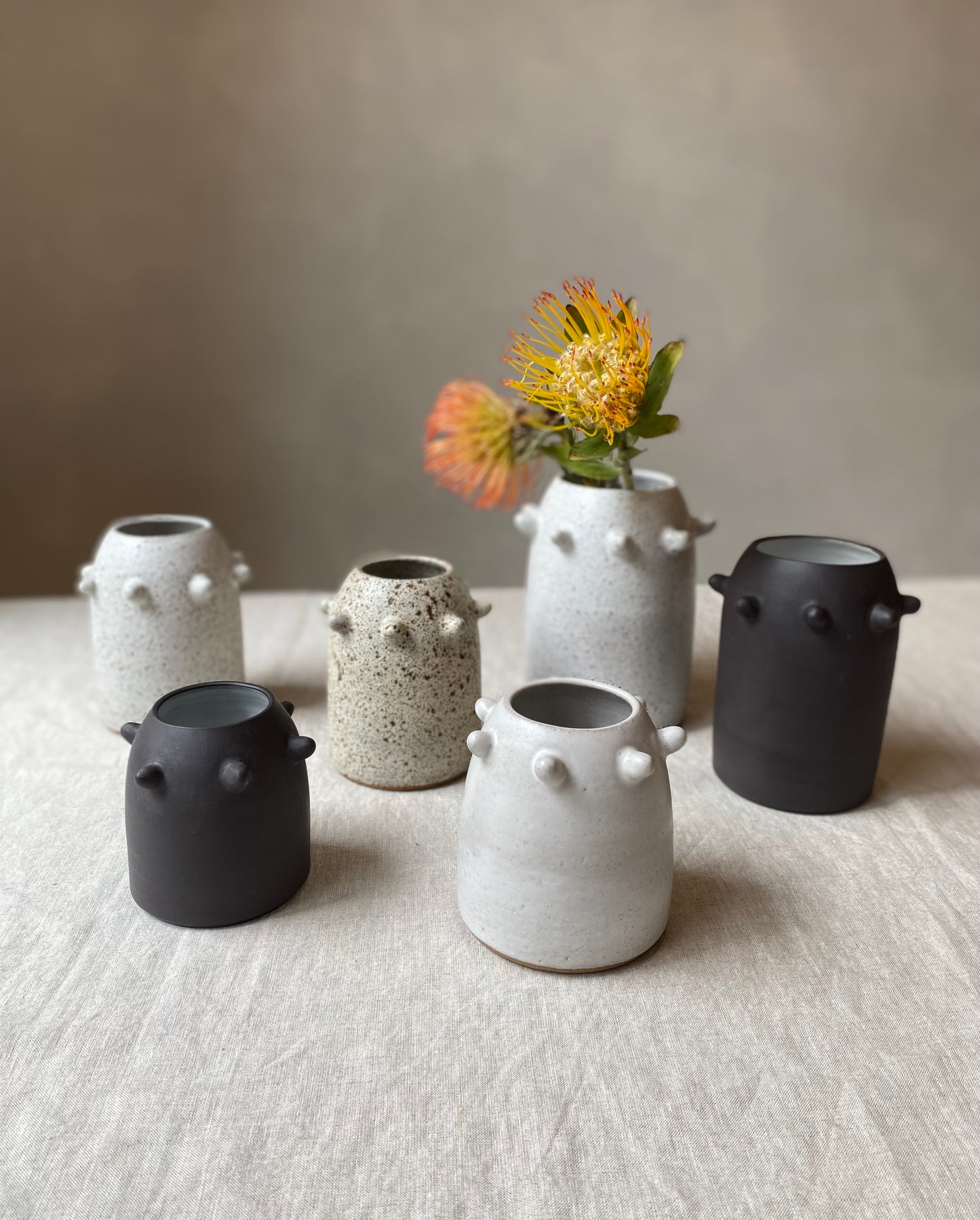 Urchin vase | mini black