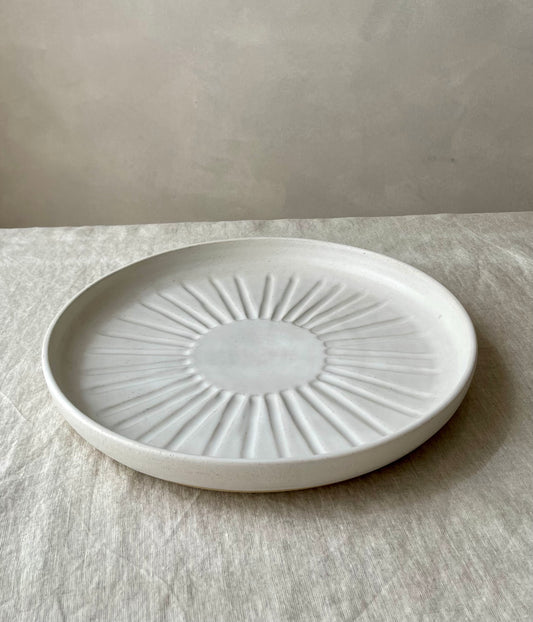 Carved Platter | Sunburst