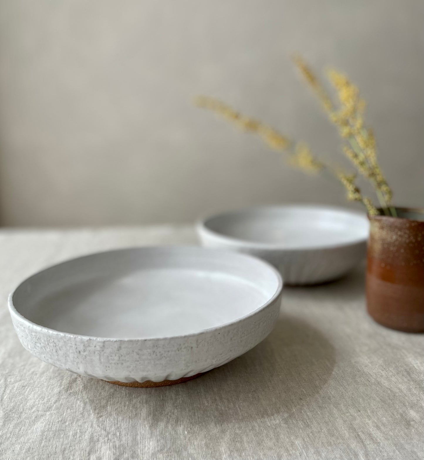 Footed serving bowl | small