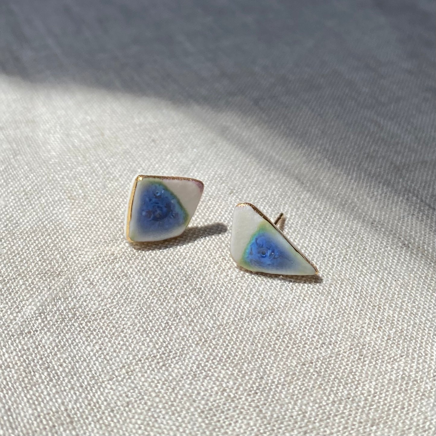 Fragment studs | blue and turquoise 1