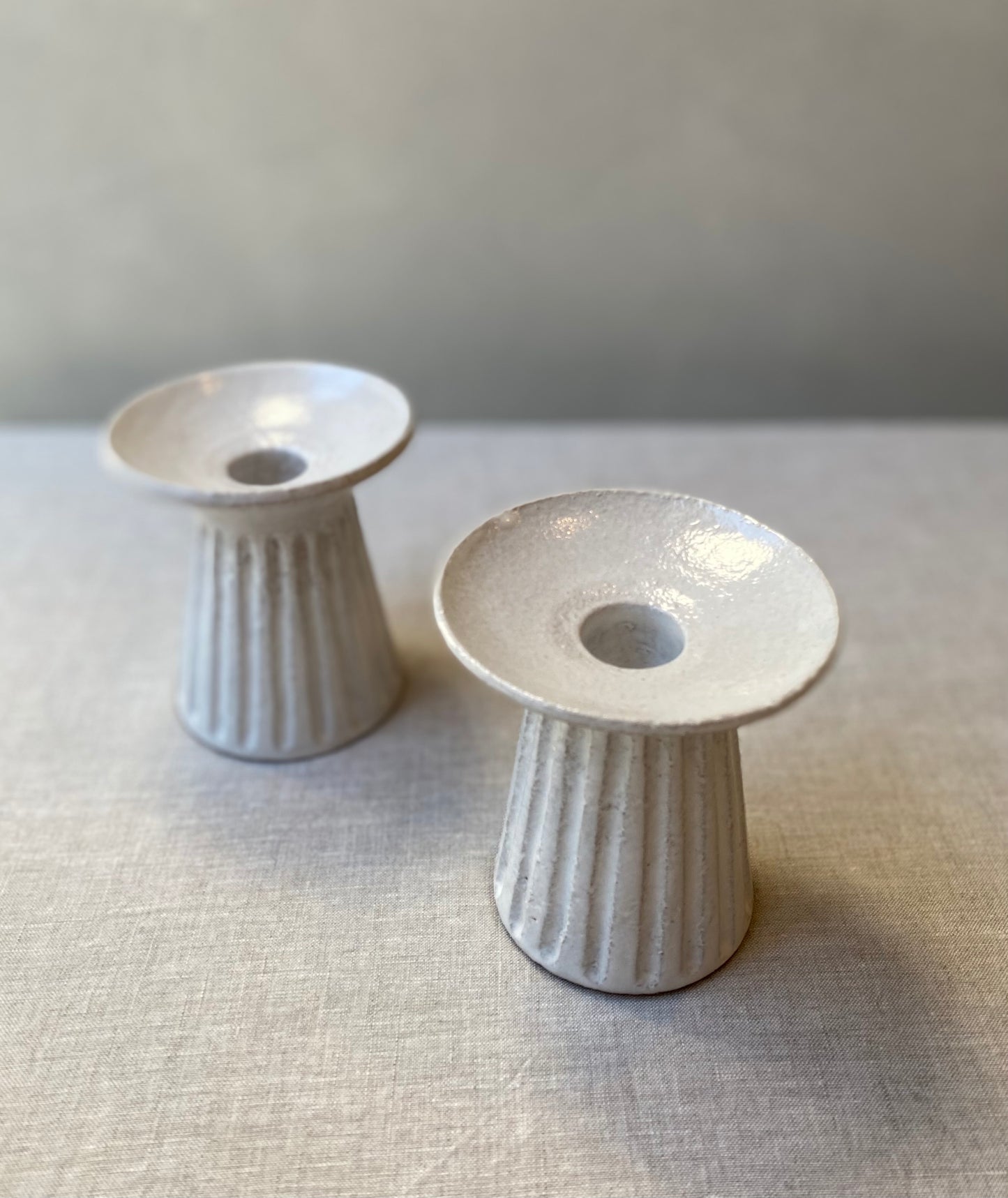 Fluted Candle Holders | 2