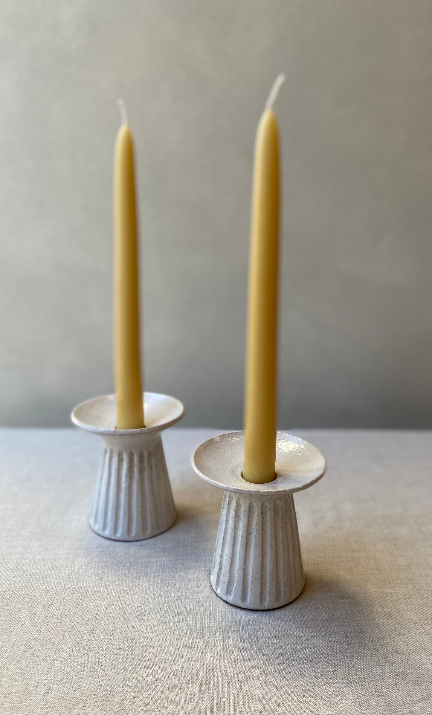 Fluted Candle Holders | 2