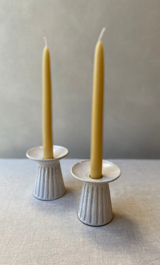 Fluted Candle Holders | 2