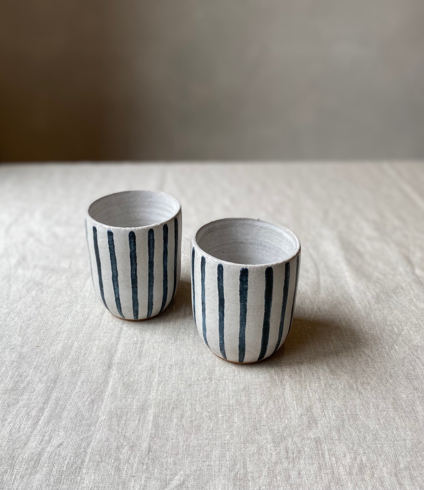 Stripe Cup | Black and White