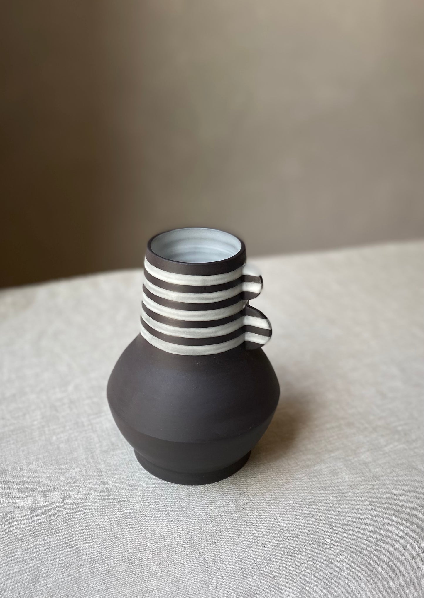 Stripe Vase | Large Black