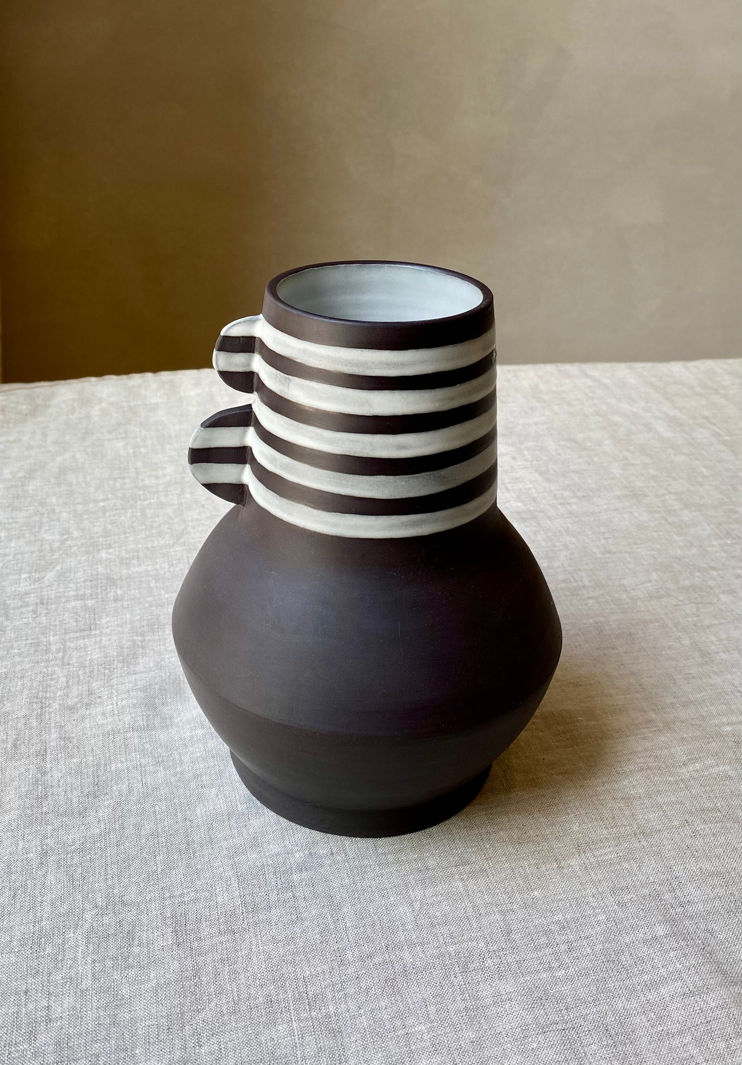 Stripe Vase | Large Black