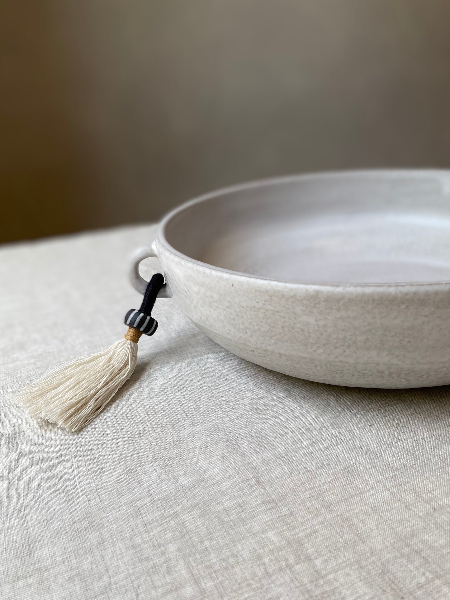 Tassel Serving Bowl