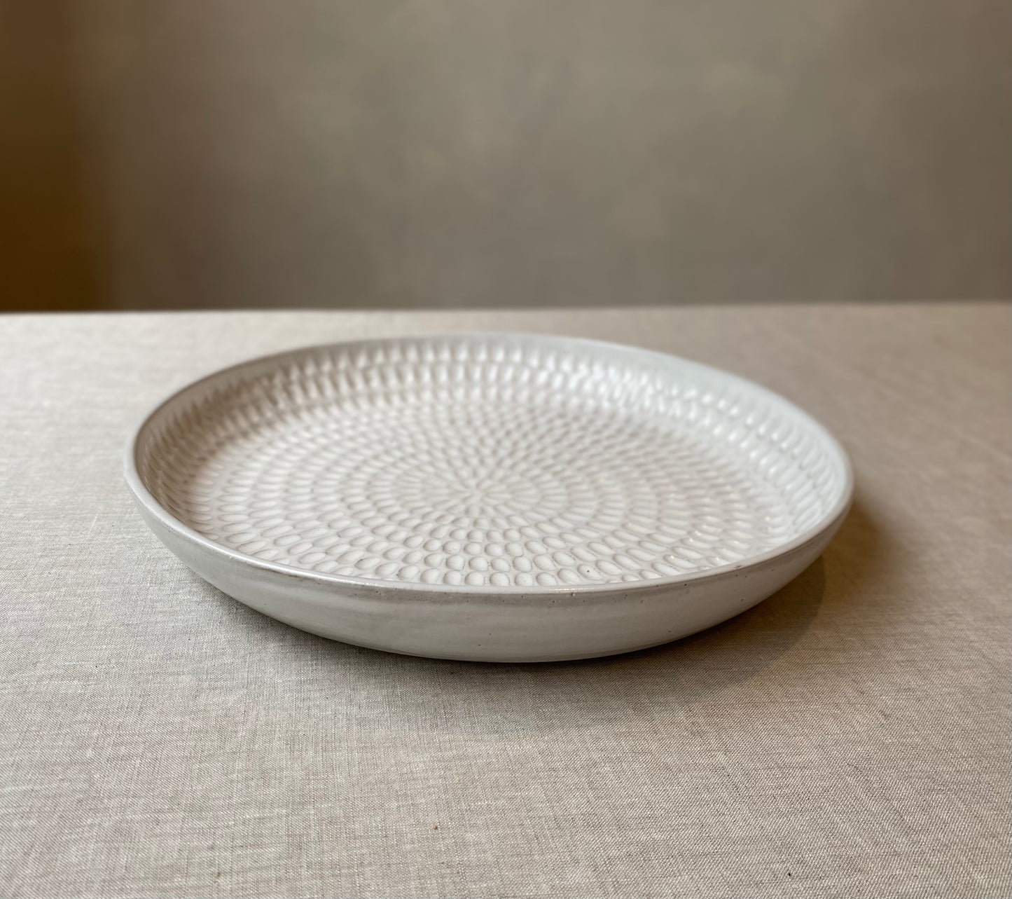 Carved Serving Bowl