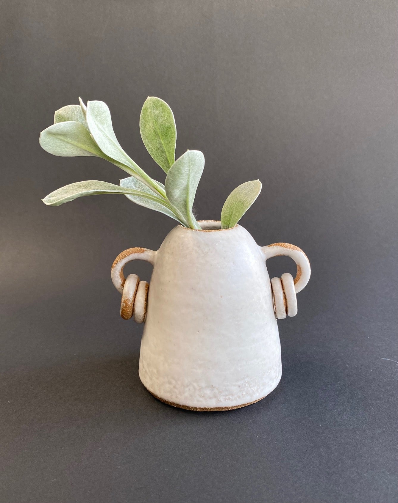 Earring Bud Vase | White